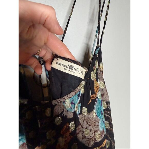 Natural Life Alice metallic maxi dress size XL - Picture 7 of 13